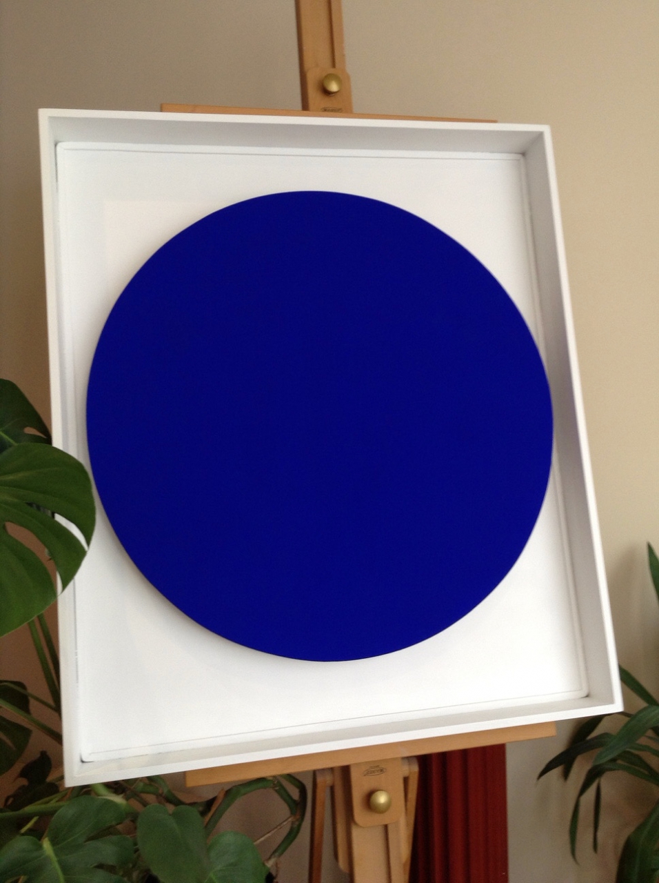 Bleu, Blue, 80 x80 cm